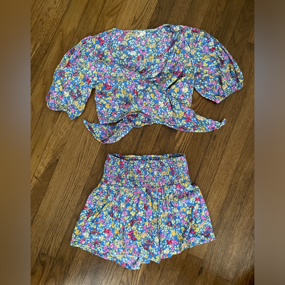 Women’s billabong as you wished two piece matching set